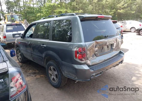 2007 Honda Pilot Ex-L from USA, damaged, VIN 5FNYF18507B003645